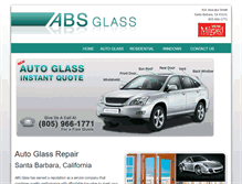 Tablet Screenshot of absglasssb.com